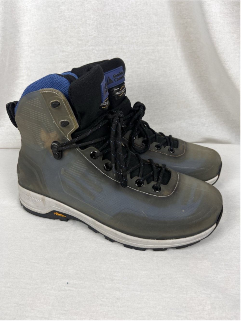 Men’s Absolute Canada Blue Waterproof Winter Boots Size 12 Heat Max Liner